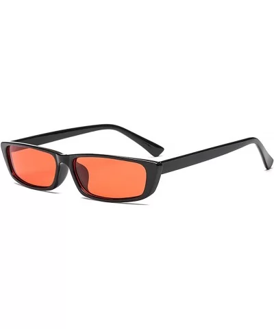 Polarized Sunglasses Rectangle Protection Activities - Black Red - CT18TQXI5O4 $23.85 Oversized