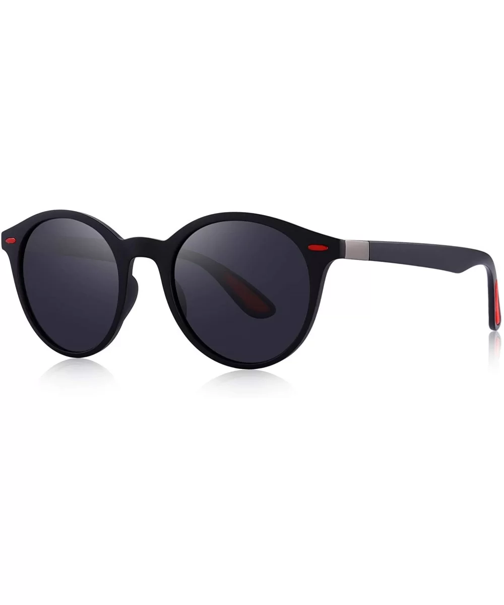 Sunglasses for Women Vintage Polarized Men Sun Glasses Fashion Shades-UV400 Protection Lens - Red&black - C718MH9E67O $32.82 ...