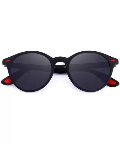 Sunglasses for Women Vintage Polarized Men Sun Glasses Fashion Shades-UV400 Protection Lens - Red&black - C718MH9E67O $32.82 ...