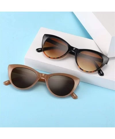 Sunglasses Small Framed Meditative Personality - C2199N6X9AD $64.81 Cat Eye