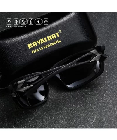 Polarized Sunglasses for Sport Women Driving Fishing UV400 Protection PC Frame Shades For Womens - CJ193HZC7KL $22.36 Sport