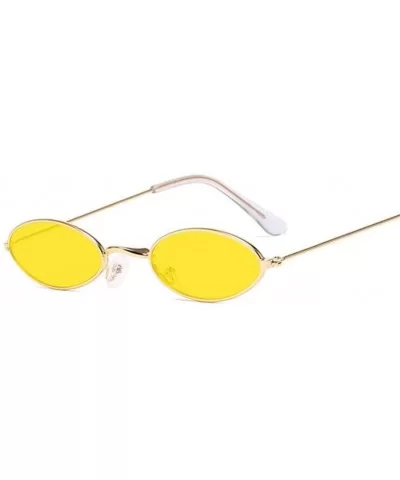 Sunglasses Vintage Glasses Fashion Designer - Silverpink - C61999UYDHC $20.38 Oval