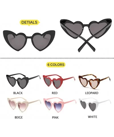 Shaped Cateye Sunglasses Supplies Leopard - 6 Packs Mix - CM18I4O7Y0X $36.09 Goggle