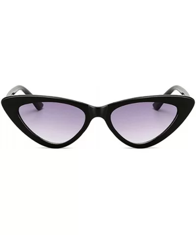 Men Women Vintage Small Triangle Sunglasses Sexy Retro Cat Eye Sun Glasses Ladies - Purple - C818G823R7O $19.04 Cat Eye