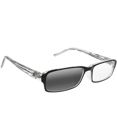 Multifocal Progressive Men Women Rectangular Reading Glasses Transition Photochromic Anti-UV Reader - Gray - CD18XWC4KAO $36....