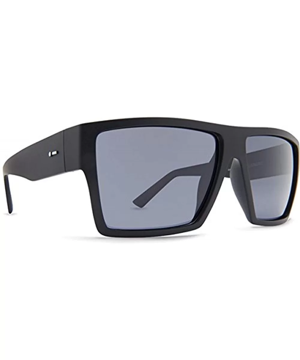 Nillionaire Sunglasses & Carekit Bundle - Black Satin / Grey Polarized - C918EHGL8EL $69.08 Rectangular