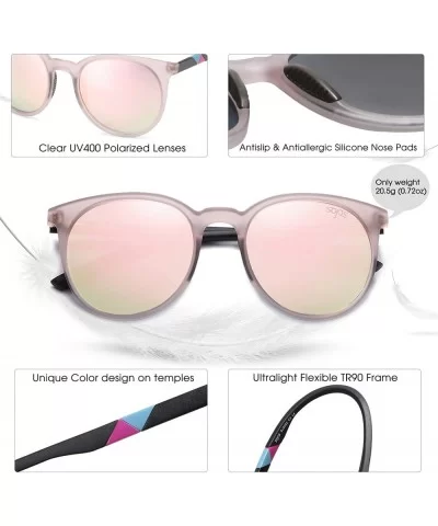 UV400 Polarized Sports Sunglasses for Women Ultralight TR90 Frame SJ2092 - C318A2CCA5Y $26.84 Sport