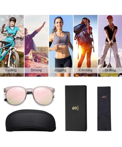 UV400 Polarized Sports Sunglasses for Women Ultralight TR90 Frame SJ2092 - C318A2CCA5Y $26.84 Sport