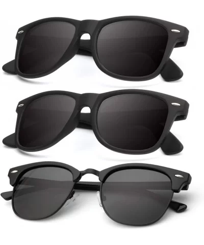 Polarized Sunglasses for Men and Women Semi-Rimless Frame Driving Sun glasses 100% UV Blocking - CI18OXW59QO $33.72 Rimless