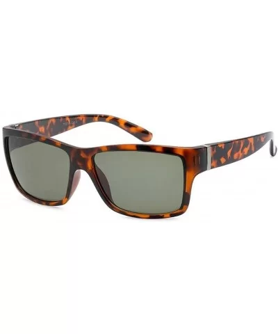 D-Frame Sunglasses - Green/Tortoise - CM18DNGSZ2E $12.57 Rectangular