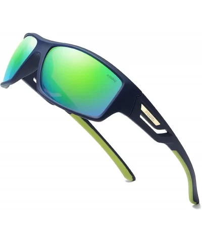 Polarized Driving Sunglasses TR90 Unbreakable Frame for Men Women Running Cycling FDA Approved - Green - CU18LW0N59H $26.88 R...