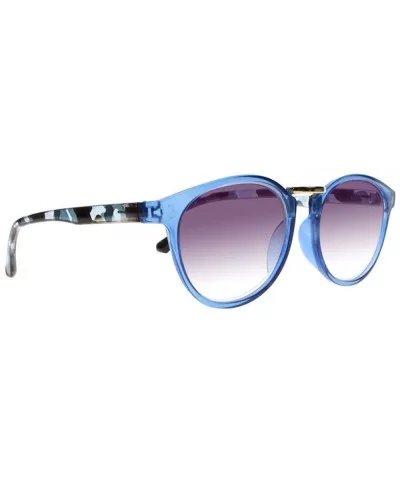 Women Oval Bohemian Style Spring Hinges Tinted Lens Reading Glasses +1.0~+4.0 - Blue - CE18HYLXTDA $13.53 Oval