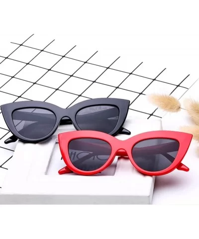 Men's Fashion Cat Eye Lady Sunglasses Retro Mod Style Retro Sunglasses (Color NO.4) - No.4 - C71993XE9KI $62.12 Cat Eye