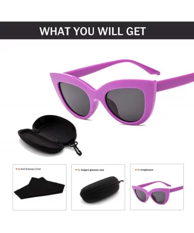 Men's Fashion Cat Eye Lady Sunglasses Retro Mod Style Retro Sunglasses (Color NO.4) - No.4 - C71993XE9KI $62.12 Cat Eye