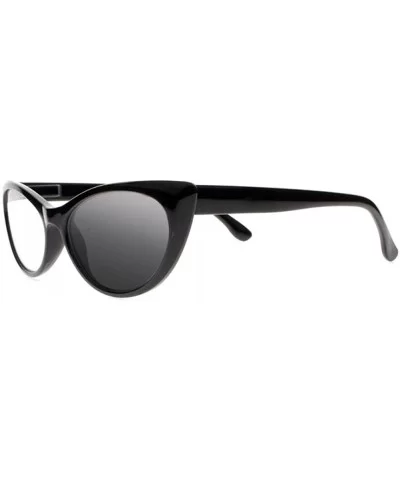 Womens Transition Photochromic Bifocal Slim Cat Eye Reading Glasses Sunglasses Presbyopia UV400 - Black - CH18K79ME2U $37.58 ...