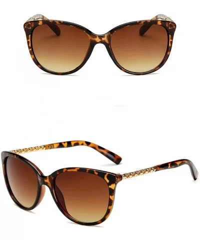 Luxury Vintage Cat Eye Sunglasses Women Er 2020 Hot Sun Glasses Female Ladies Eyewears UV400 - Leopard Frame - C8199CDD3H9 $2...