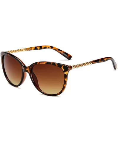 Luxury Vintage Cat Eye Sunglasses Women Er 2020 Hot Sun Glasses Female Ladies Eyewears UV400 - Leopard Frame - C8199CDD3H9 $2...