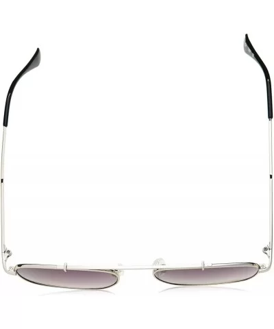 Unisex Sunglasses Mirrored Lens Metal Frame MR1902 - C3 Silver Frame/Gradient Grey Lens - CQ18GRNMR43 $35.60 Square