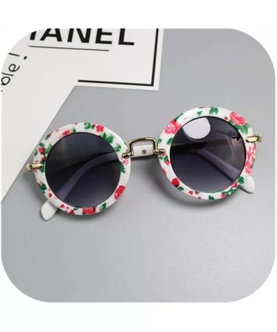 2019 New Pattern Baby Girls Sunglasses Brand Designer UV400 Protection Boys Metal Rimmed Cool Goggles - Xxx10-3 - C9197A2QIAM...