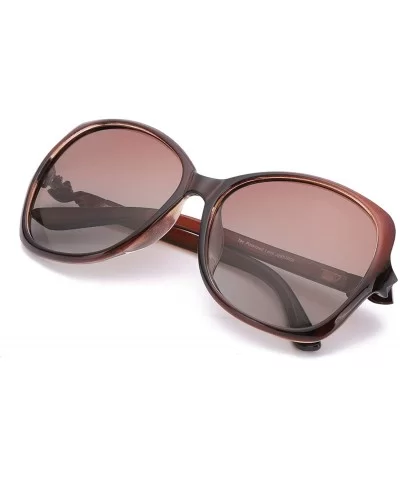 Classic Oversized Sunglasses for Women - Stylish Polarized Sun Glasses - 100% UV Protection - CP18QXA6GS7 $23.79 Oversized