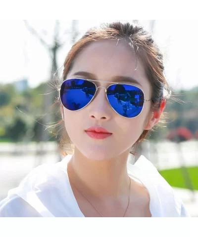 Glasses- Hot Men and women Classic Metal Designer Sunglasses New - 5081c - CP18RS69GH6 $13.60 Goggle