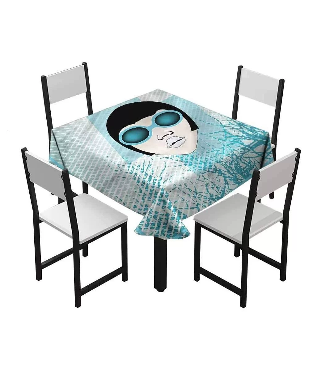 tableclothStain Spillproof Sunglasses Outdoor Square Rectangular Tablecloth - Multi-13 - CI198UQDW4A $57.74 Rectangular