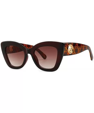 Retro Sunglasses Cat Eyes Micro-Narrow Narrow Sunglasses Trend - CJ18XDENM06 $71.92 Cat Eye