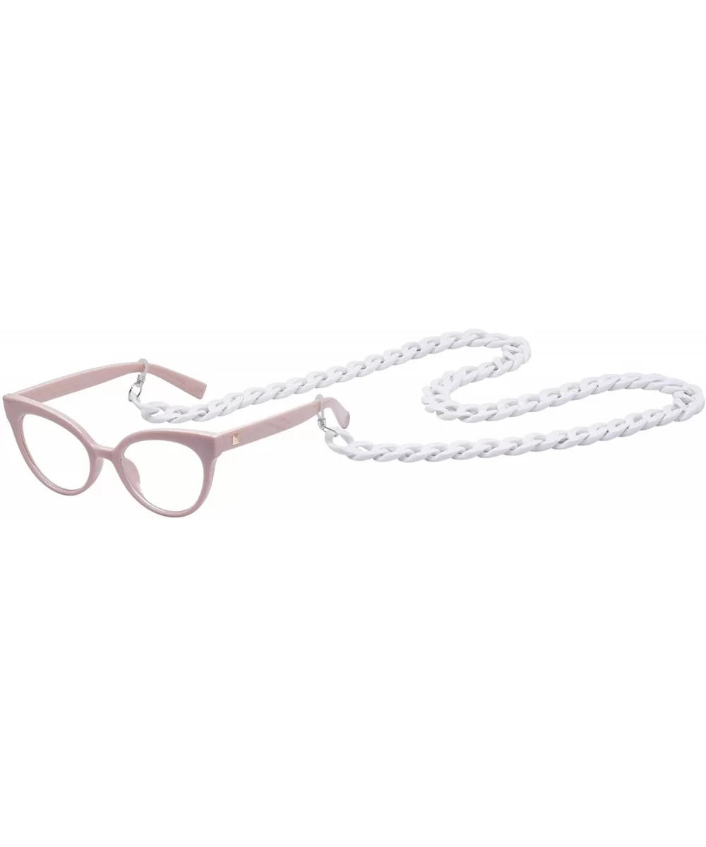 Retro Fashion Nerd Clear Lens Women Eyeglasses Transparent Cateye Eyewear With Chain - Style a 5 - CW18EWY7SX8 $20.79 Oversized