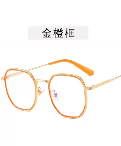 Retro Classic Polygon Oversize Sunglasses Men Sun Glasses Women Vintage Metal Frame Lens Eyewear UV400 - 2 - CH198ZAN9Y2 $56....