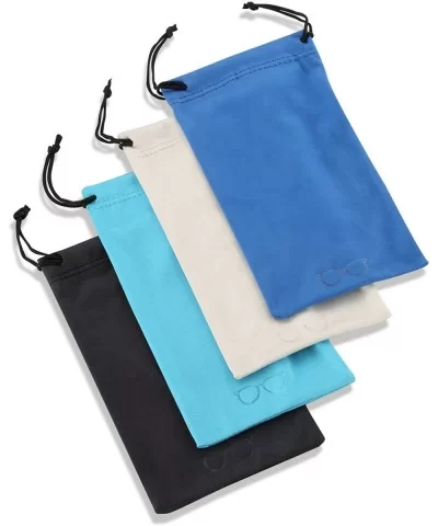 Microfiber Glasses Sunglasses Storage Pouch Gadgets Cleaning Set of 4 - CQ12ENCWNST $75.20 Square