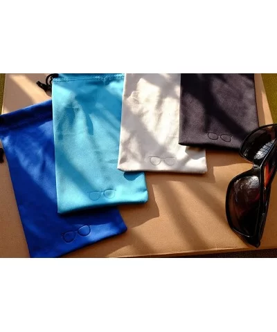 Microfiber Glasses Sunglasses Storage Pouch Gadgets Cleaning Set of 4 - CQ12ENCWNST $75.20 Square