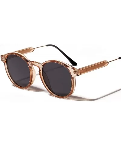 Retro Women Sunglasses Transparent Round Men Vintage Circle Eyeglasses Brand Classic Lentes De Sol Mujer S1090 - CI197Y6TR37 ...