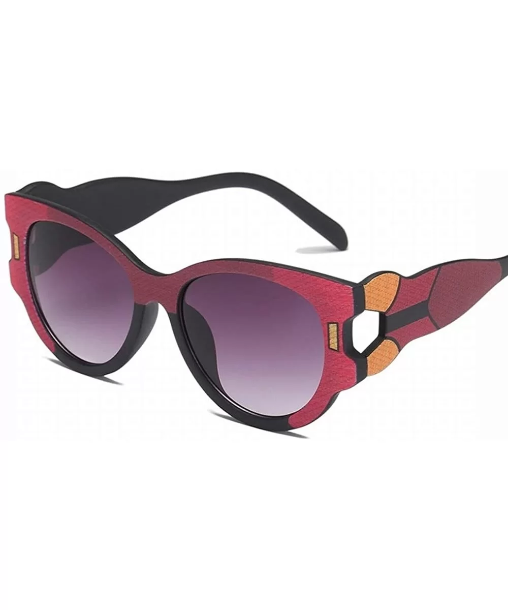 Big Name Multi Color Stitching Sunglasses - CW18SK3XLE2 $32.64 Sport