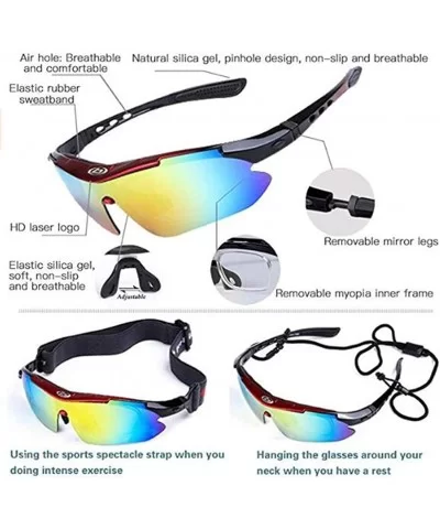 Polarization Eyewear Sunglasses for Men/Women UV Protection Sunglasses Sports Glasses Driving Sunglasses - Red - CV18UNEYOQE ...