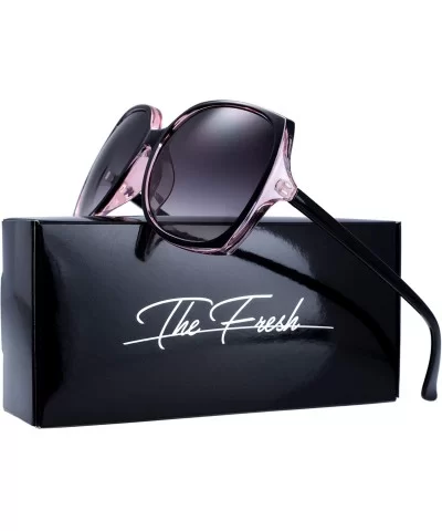 Women's Oversized Square Jackie O Cat Eye Hybrid Butterfly Fashion Sunglasses - Exquisite Packaging - CT192T06C74 $15.80 Sport