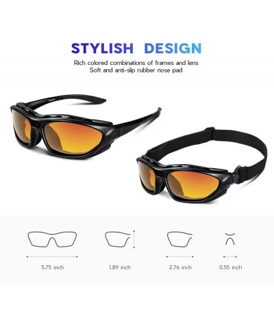 Polarized Sports Sunglasses for Men Women Youth Motorcycle Safety Driving Riding Military Goggles TAC Glasses - C718RQN3DT4 $...