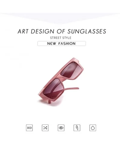 Oversized Sunglasses for Women Nonpolarized New Fashion PC Frame Glasses Uv Protection MLS5059 - White - C518UZ5Z8GI $11.87 O...