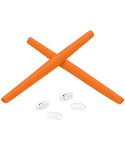 Replacement Earsocks & Nosepieces Rubber Kits Whisker Sunglasses - Orange - CT18HC9O5IK $15.70 Goggle