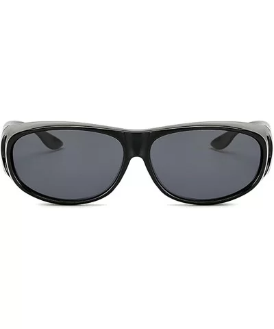 Vintage Classic Retro Sunglasses - Black Gray - CB18SZUEASU $22.31 Sport