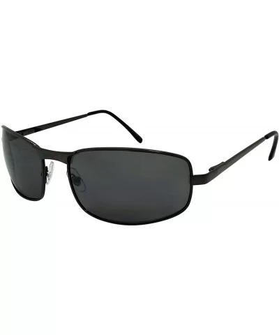 I Wear Rectangular Sunglasses Spring BG20044S - Gunmetal Frame/Grey Flash Mirrored Lens - C911Q3S3IAN $12.62 Rectangular