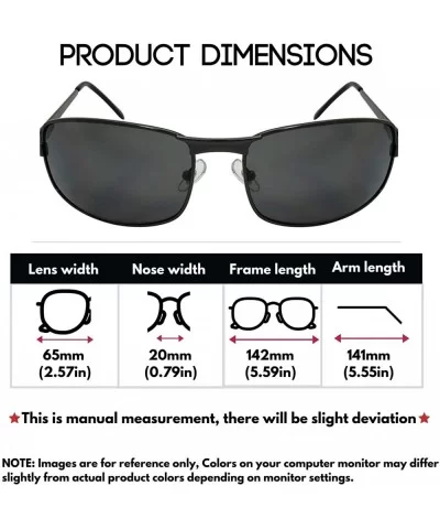 I Wear Rectangular Sunglasses Spring BG20044S - Gunmetal Frame/Grey Flash Mirrored Lens - C911Q3S3IAN $12.62 Rectangular