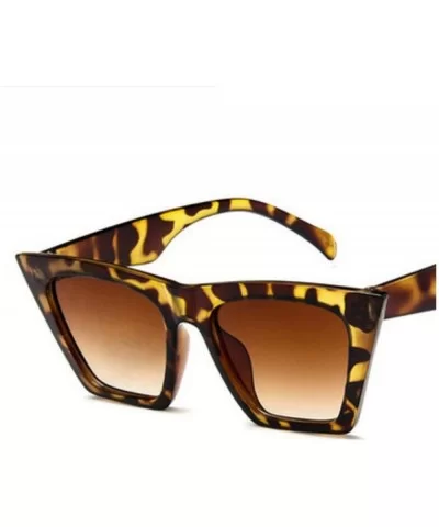 2019 New Brand Sunglasses Square Glasses Personalized Cat Eyes Colorful Trend Versatile Uv400 Curtain - C51984AX4CM $46.28 Ca...