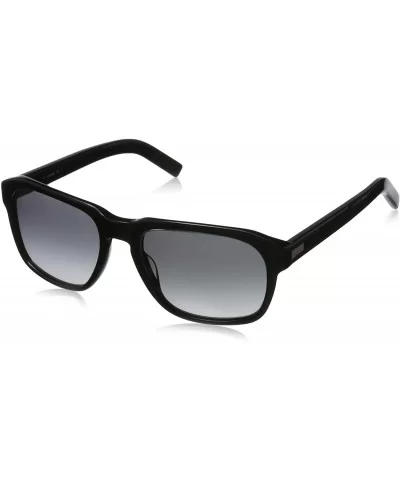 Men's Waters Rectangular Sunglasses - Black & Gray Gradient - CI12D0WXNZF $70.88 Rectangular
