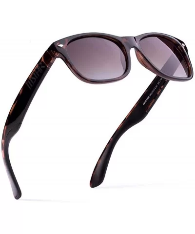 MSTAR Sunglasses For Women Polarized Fashion Sun Glasses Men Square Brown White - Black - CW18YLZNZ6C $41.45 Aviator