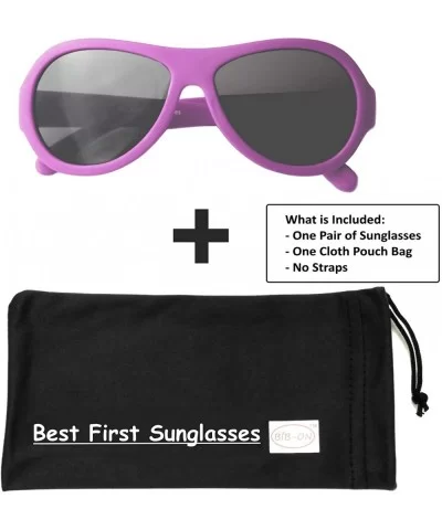 Top Flyer - Baby- Toddler's First Sunglasses for Ages 1-2 Years - Fuchsia - C218E4CI2Q2 $12.64 Aviator