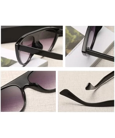 cat eyes female sunglasses personality fashion street trend sunglasses - Black Mercury Tablets - CL18EGXKRC5 $11.26 Goggle