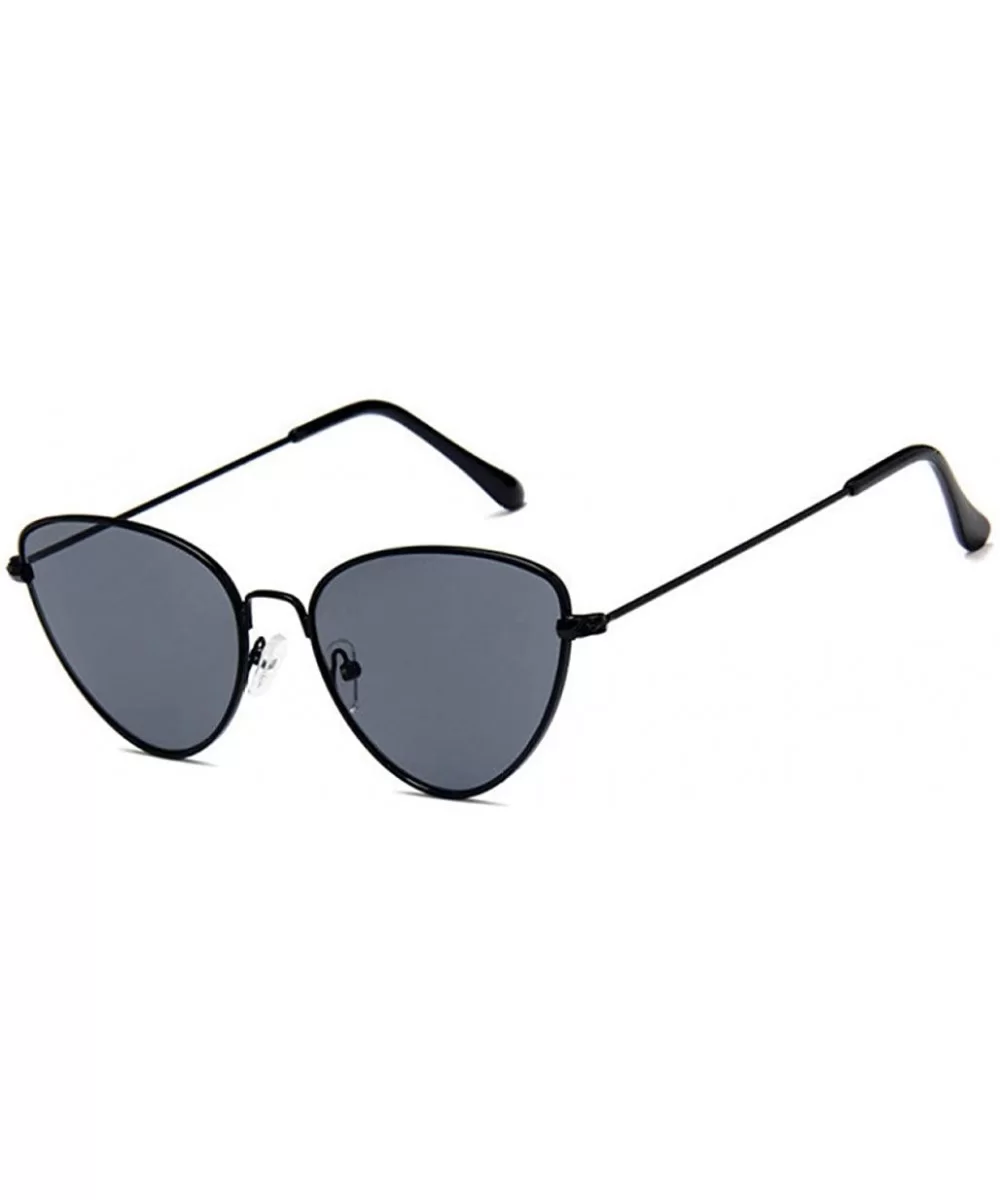 Trendy Tinted Color Vintage Shaped Sun glasses Shaped Ocean Cat Eye Sunglasses Women - C5 - C018T9XHE2W $15.95 Rimless