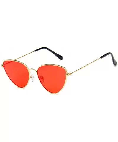 Trendy Tinted Color Vintage Shaped Sun glasses Shaped Ocean Cat Eye Sunglasses Women - C5 - C018T9XHE2W $15.95 Rimless