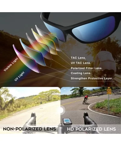 Polarized Sports Sunglasses Driving Glasses Shades for Men Women for Cycling Baseball 842 - CG18YOZOTID $35.06 Aviator