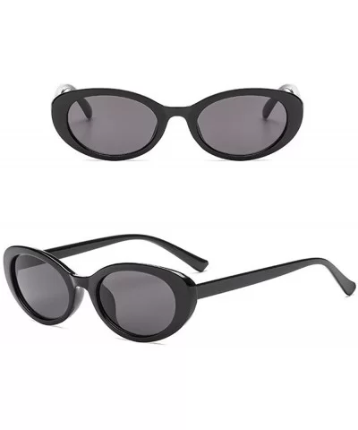 Sunglasses Vintage Rapper Glasses Eyewear - A - CZ18QOD77KX $12.35 Oval